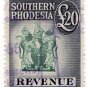 (I.B) Southern Rhodesia Revenue : Duty Stamp £20