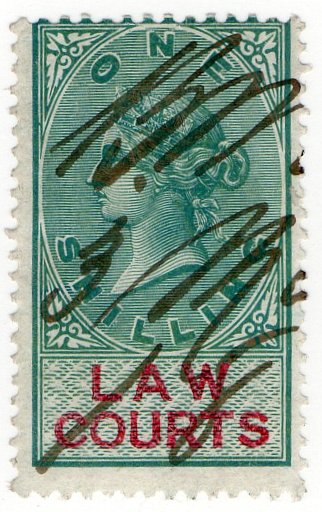 (I.B) QV Revenue : Law Courts (Scotland) 1/-