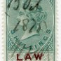 (I.B) QV Revenue : Law Courts (Scotland) 10/- (colour error)
