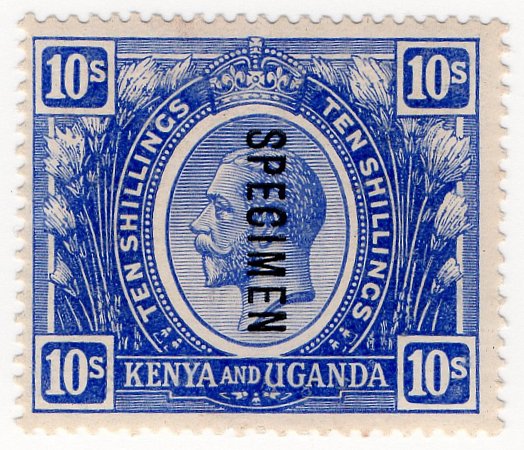 (I.B) KUT Postal : Kenya & Uganda 10/-