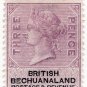 (I.B) British Bechuanaland Revenue : Duty 3d