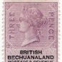 (I.B) British Bechuanaland Revenue : Duty 3d