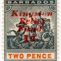 (I.B) Barbados Postal : 2d Kingston Relief Fund