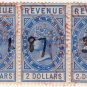 (I.B) Straits Settlements Revenue : Duty Stamp $6