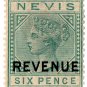 (I.B) Nevis Revenue : Duty Stamp 6d
