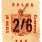 (I.B) Guernsey Revenue : Sales Tax 2/6d (German Occupation)