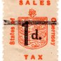 (I.B) Guernsey Revenue : Sales Tax 1d (German Occupation)
