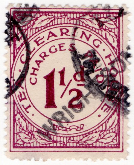 (I.B) George V Revenue : Tea Clearing House 1&Acirc;&frac12;d