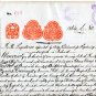 (I.B) George V Revenue : Ireland Registration of Deeds 6/6d (compete document)