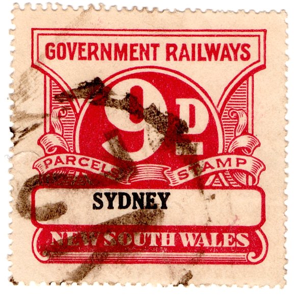 (I.B) Australia - NSW Railways Parcel 9d (Sydney)