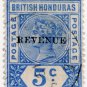 (I.B) British Honduras Revenue : Duty 5c