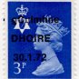 (I.B) Ireland Political : "Remember Derry" Overprint (1972)