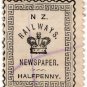 (I.B) New Zealand Railways : Newspaper Stamp ½d