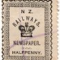 (I.B) New Zealand Railways : Newspaper Stamp ½d