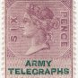 (I.B) QV Telegraphs : Army Telegraphs 6d