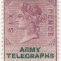 (I.B) QV Telegraphs : Army Telegraphs 6d