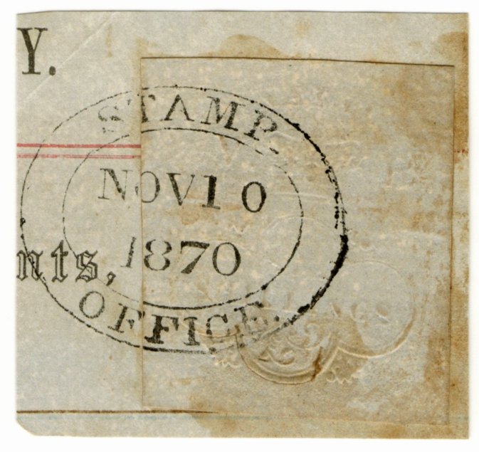 (I.B) Natal Revenue : Duty Stamp 6/-