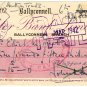 (I.B) Ireland Revenue : Cheque Duty 2d (Ballyconnell 1942)