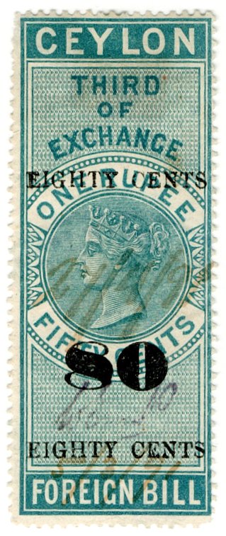 (I.B) Ceylon Revenue : Foreign Bill 80c OP