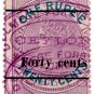 (I.B) Ceylon Revenue : Foreign Bill 40c OP