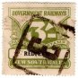(I.B) Australia - NSW Railways Parcel 3/- (Redfern)