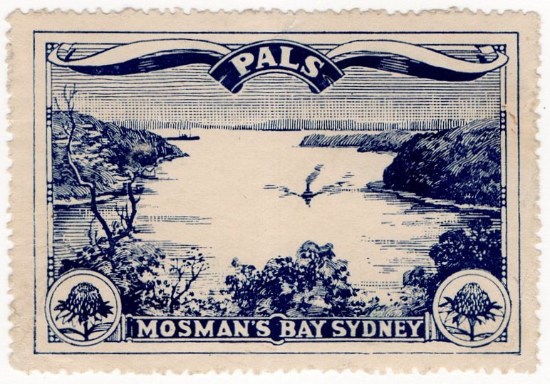 (I.B) Australia Cinderella : PALS Label (Mosman's Bay Sydney)
