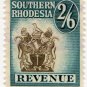(I.B) Southern Rhodesia Revenue : Duty Stamp 2/6d