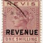 (I.B) Nevis Revenue : Duty Stamp 1/-