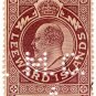 (I.B) Leeward Islands Revenue : Fees 6d (MCA perfin)