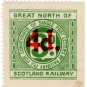 (I.B) Great North of Scotland Railway : Letter 4d on 3d OP