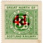 (I.B) Great North of Scotland Railway : Letter 4d on 3d OP
