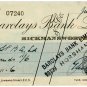 (I.B) George V Revenue : Impressed Cheque Duty 2d (Rickmansworth)