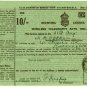 (I.B) George VI Revenue : Wireless Licence 10/- (1945)
