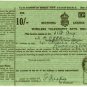 (I.B) George VI Revenue : Wireless Licence 10/- (1945)