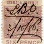 (I.B) Grenada Revenue : Duty Stamp 6d
