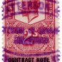 (I.B) George V Revenue : Contract Note (Northern Ireland) 2/-