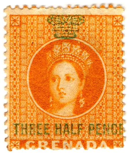 (I.B) Grenada Revenue : Duty Stamp 1&Acirc;&frac12;d