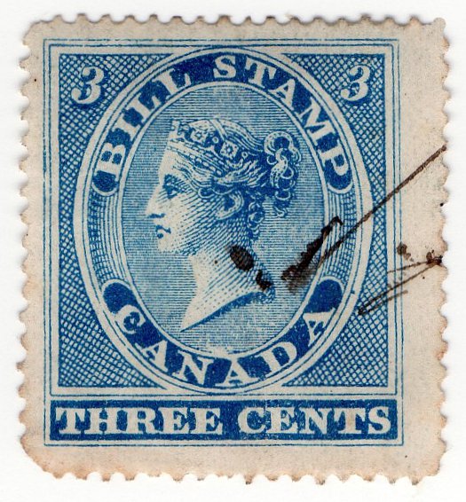 (I.B) Canada Revenue : Bill Stamp 3c