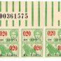 (I.B) Belgium Revenue : Duty 20c