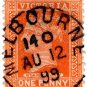 (I.B) Australia - Victoria Revenue : Stamp Duty 1d (Melbourne)