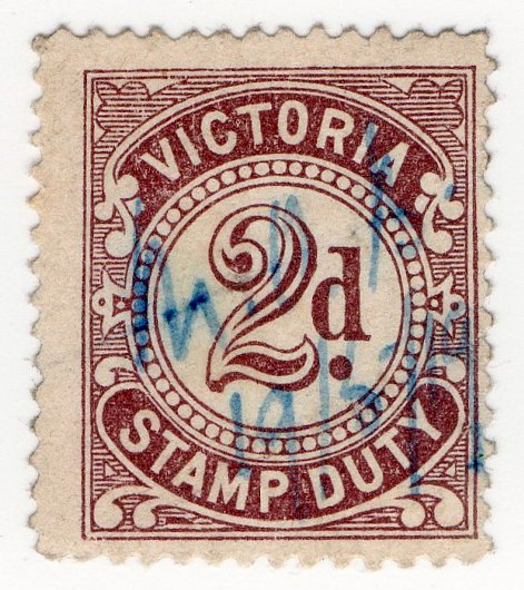 (I.B) Australia - Victoria Revenue : Stamp Duty 2d