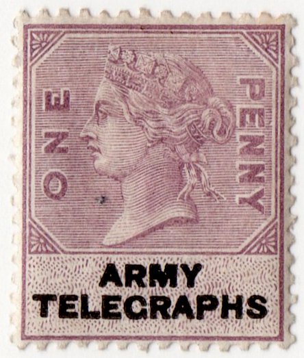 (I.B) QV Telegraphs : Army Telegraphs 1d