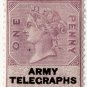 (I.B) QV Telegraphs : Army Telegraphs 1d