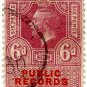 (I.B) George V Revenue : Public Records 6d