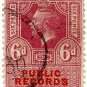 (I.B) George V Revenue : Public Records 6d