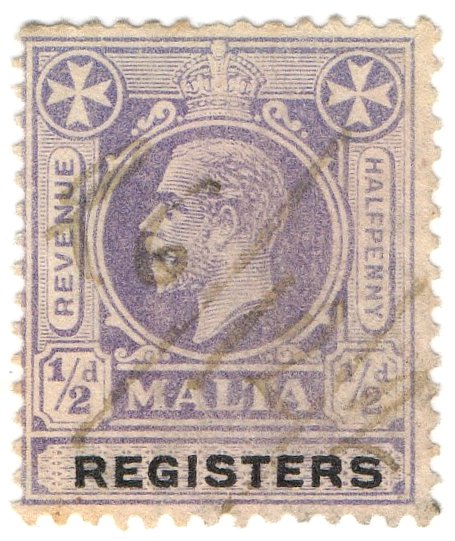 (I.B) Malta Revenue : Registers &Acirc;&frac12;d