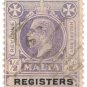 (I.B) Malta Revenue : Registers ½d