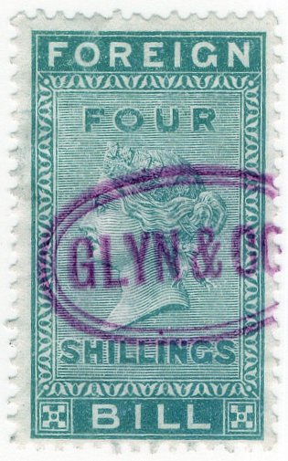 (I.B) QV Revenue : Foreign Bill 4/- (Glynn & Co)