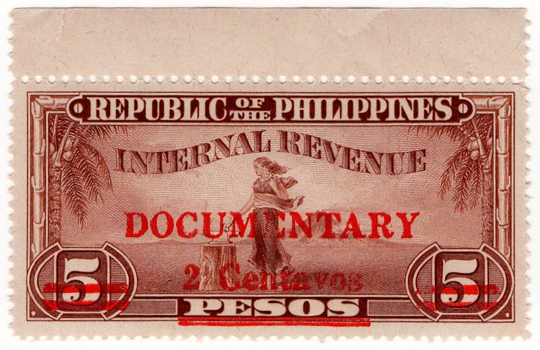(I.B) Philippines Revenue : Documentary 2c on 5p OP