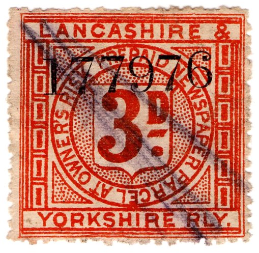(I.B) Lancashire & Yorkshire Railway : Newspapers 3d